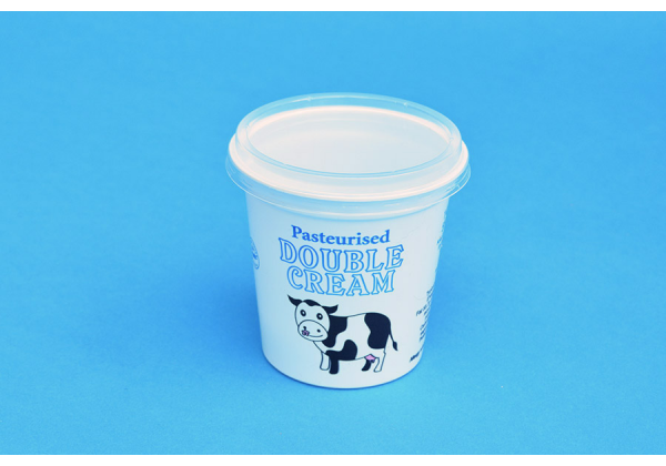 140 ML DOUBLE CREAM STOCK DESIGN POT - 71MM